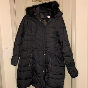 Ava and Viv fur lined parka 4x